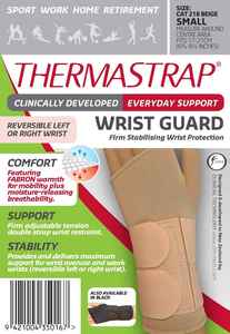 Thermastrap Wrist Guard for Ultimate Wrist Support Beige Size M/L