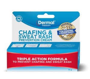 Dermal Therapy Chafing & Sweat Rash Prevention Cream 75g