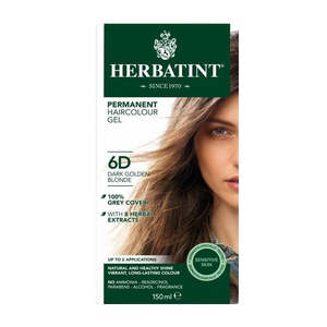 Herbatint: Permanent Haircolour Gel 6D Dark Golden Blonde 150ml