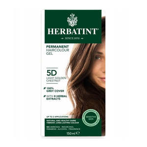 Herbatint: Permanent Haircolour Gel 5D Light Golden Chestnut 150ml