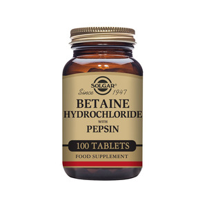 Betaine Hydrochloride With Pepsin 100 tablets