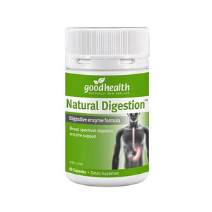 Natural Digestion - Digestive Enzyme Support 60 vege capsules