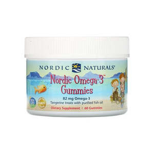 Nordic Naturals: Omega-3 Tangerine 60 gummies