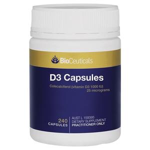 BioCeuticals D3 Capsules 240s