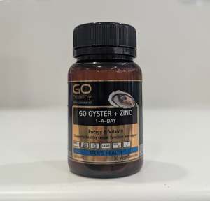 Supplements And Superfoods: GO Healthy Oyster + Zinc 1-A-Day 30 VegeCapsules