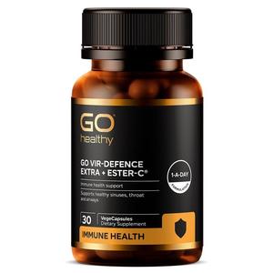 GO Healthy Vir-Defence Extra + Ester-C 30 VegeCapsules