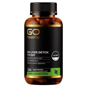 Go Healthy: GO Healthy Liver Detox 1-A-Day 120 VegeCapsules