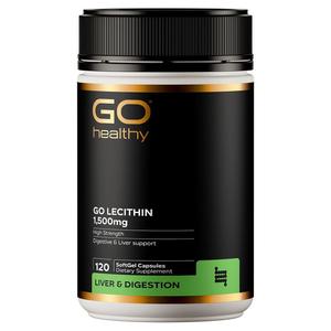 Go Healthy: GO Healthy Lecithin 1,500mg 120 Capsules