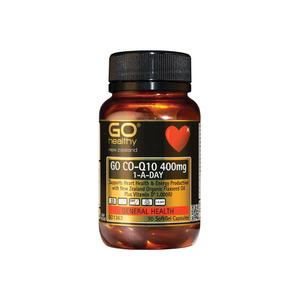 Go Healthy: Go Healthy CoQ10 400mg 1-A-Day 30caps