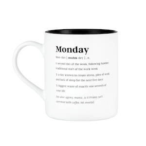 Products: DEFINED MONDAY MUG