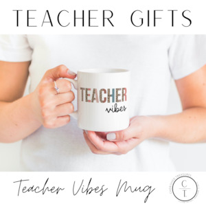 Teacher Vibes mug