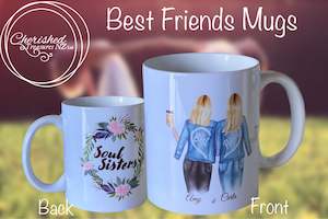 Custom Drinking Vessels: Best Friends Mug