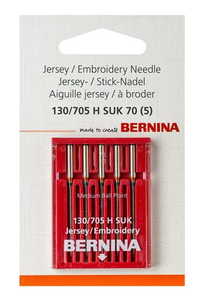 Sewing Machine And Overlocker Needles: Bernina Sewing Machine Needles 130/705H SUK Jersey/ Embroidery 90/14