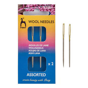 Hand Sewing Needles: Pony Wool Needles