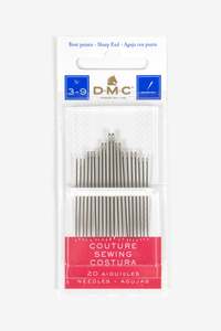 Hand Sewing Needles: DMC Sewing Sharp No.3-9