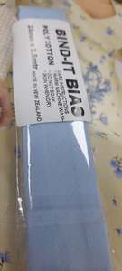 Bias Binding 25mm Baby Blue