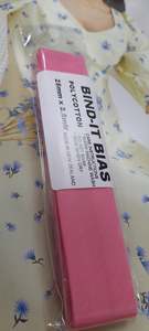 Cotton Bias And Stretch Binding: Bias Binding 25mm Pink