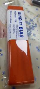 Bias Binding 25mm Orange