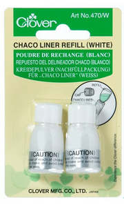 Marking: Clover Chaco Pen Liner Refil White