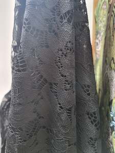 Fashion Fabrics: Fashion Lace 150cm Black