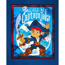 Children Babies Quilt Panels: Panel Captain Jake