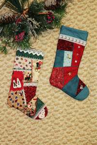 Christmas Quilt Panels: Christmas Stocking #C81