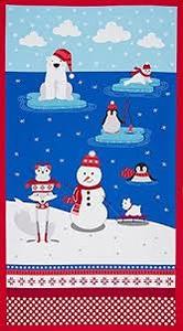 Christmas Quilt Panels: Polar Pals Christmas Panel