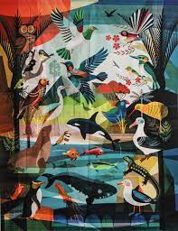 Quilt Panels: Land & Sea Panel By Ellen Giggenbach