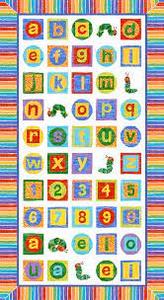 Quilt Panels: The Hungry Caterpillar ABC 123 Panel