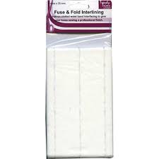 Interfacing: Interfacing Fuse and Fold Waistband and Cuff Interfacing