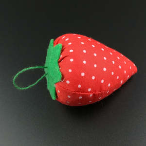 Pins: Strawberry Pin Cushions 5cm long