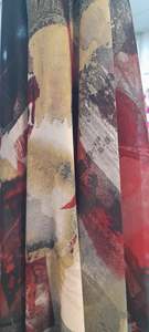 Chiffon Georgette Fabric: Printed Chiffon W1995 Col6