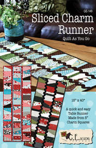 Table Runners Mats Cloths: Sliced Charm Runner GE-149