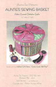 Sewing Accessory Patterns: Aunties Sewing Basket Pattern