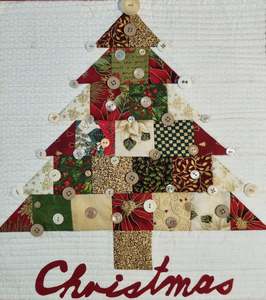 Christmas Patterns Advent Calenders: Scrappy Christmas Tree Pattern