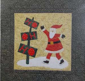 Christmas Patterns Advent Calenders: Gliding Along Wall Hanging Pattern