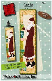 Christmas Patterns Advent Calenders: Santa Wallhanging Pattern