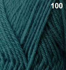 4ply Yarn: Lullaby 100% 4 Ply Baby Merino Teal Shade 100