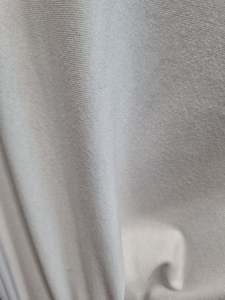 92% Viscoes 8% Spandex White