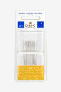 Hand Sewing Needles: DMC Cross Stitch No.24 Needles
