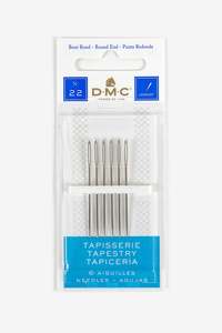 Hand Sewing Needles: DMC Tapestry No.22 Needles