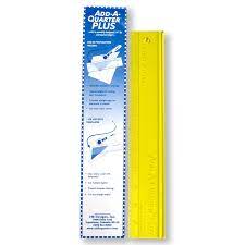 Cutters And Rulers: Add Quarter Plus Ruler
