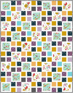 Quilting Patterns: Squares of Happiness - Gourmet Quilter