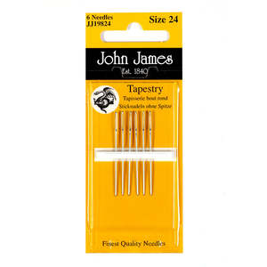 Hand Sewing Needles: John James Tapestry Size 22