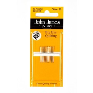 John James Big Eye Quilting Size 11