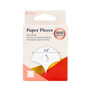 Sew Easy Paper Pieces Clamshells 1.5'' x100