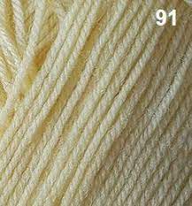 4ply Yarn: Lullaby 100% 4 Ply Baby Merino Lemon Shade 91