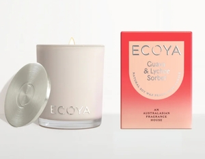 ECOYA Guava & Lychee Sorbet Mini Madison Candle