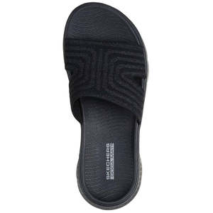 SKECHERS GO WALK FLEX SANDAL STARDUST BLACK