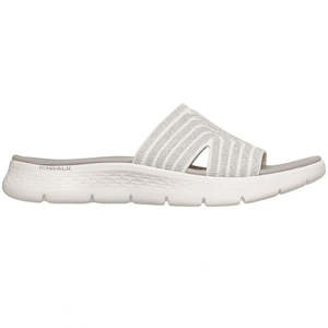 SKECHERS GO WALK FLEX SANDAL STARDUST WHITE